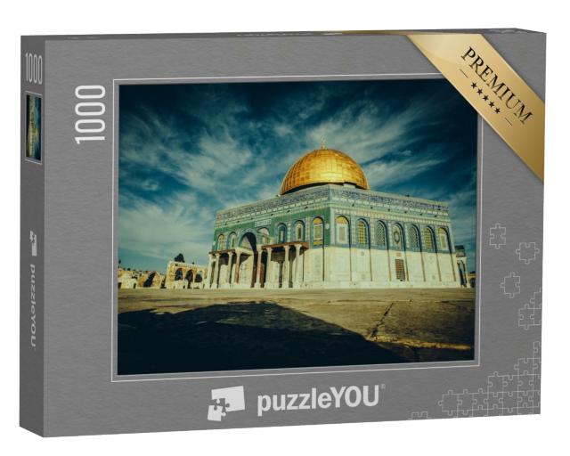 Puzzle de 1000 pièces « Le Dôme du Rocher et son dôme doré, Jérusalem, Israël »