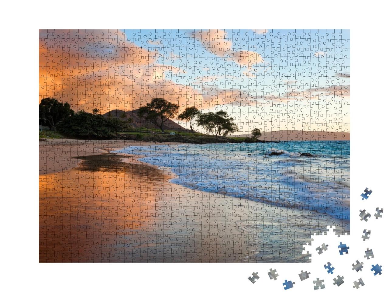 Puzzle de 1000 pièces « Plage tropicale à Maui, Hawaii »