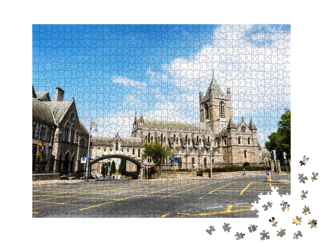 Puzzle de 1000 pièces « Cathédrale Alte Christ Church à Dublin, Irlande »