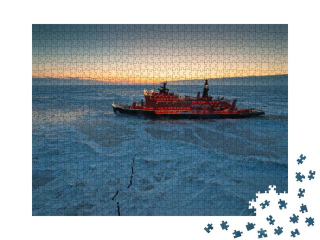 Puzzle de 1000 pièces « Brise-glace dans l'Arctique »