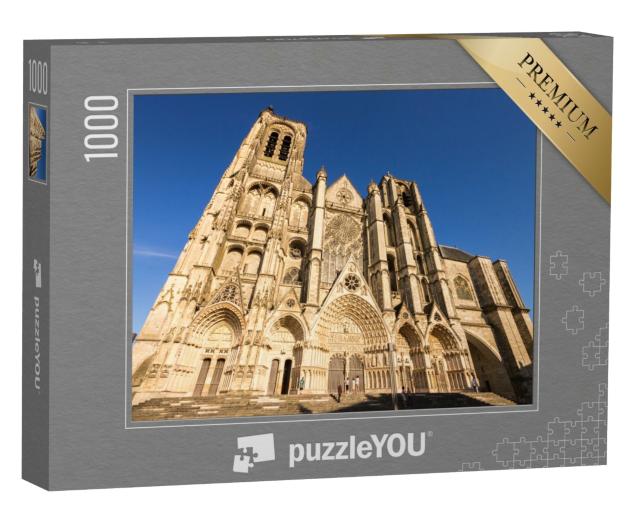 Puzzle de 1000 pièces « La cathédrale de Bourges, une église catholique romaine à Bourges »