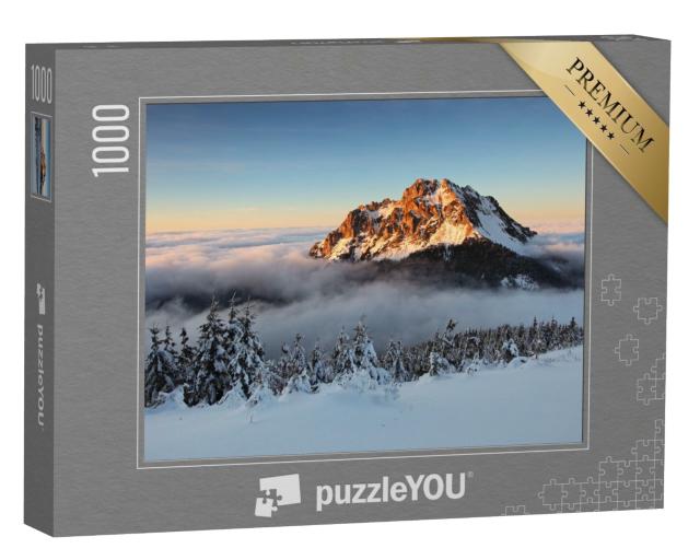 Puzzle de 1000 pièces « Le sommet du Roszutec dans les montagnes Fatra, Slovaquie »