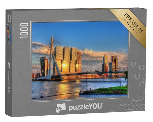 Puzzle de 1000 pièces « Vue de Rotterdam, Pays-Bas »