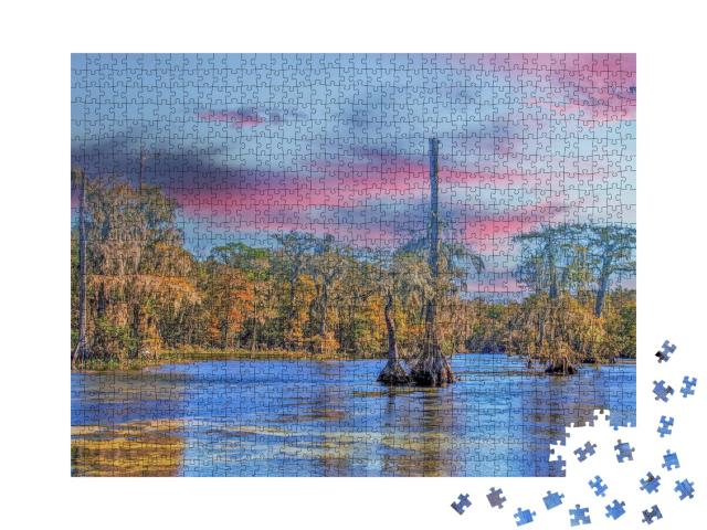 Puzzle de 1000 pièces « Wakulla Springs, Everglades, Floride »