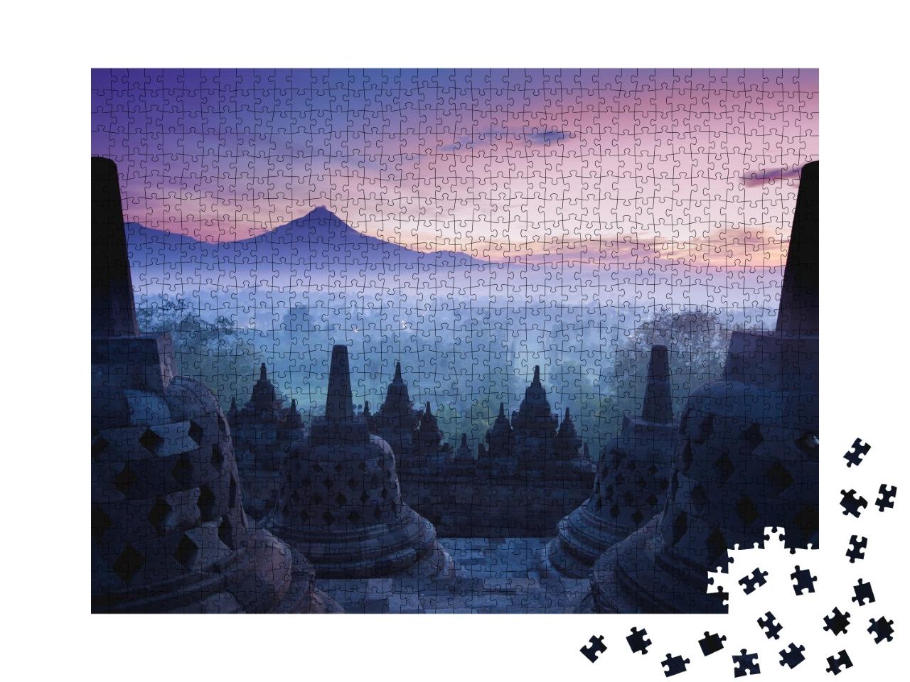 Puzzle de 1000 pièces « Temple de Borobudur, Yogyakarta, Java, Indonésie »