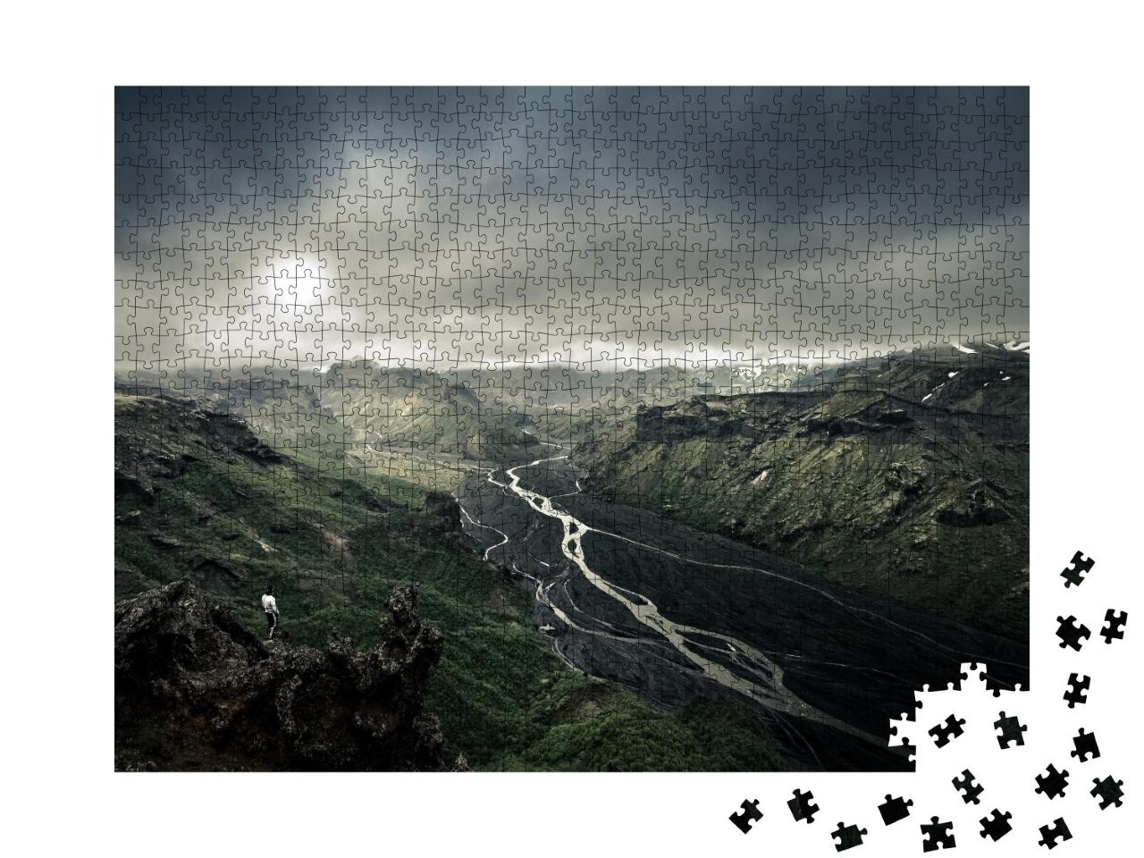 Puzzle de 1000 pièces « Le magnifique paysage de Thorsmork, Islande »