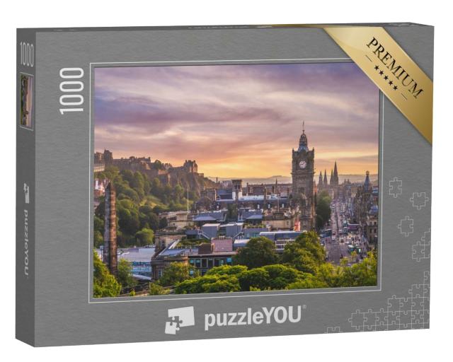 Puzzle de 1000 pièces « Vue aérienne d'Édimbourg, Écosse »
