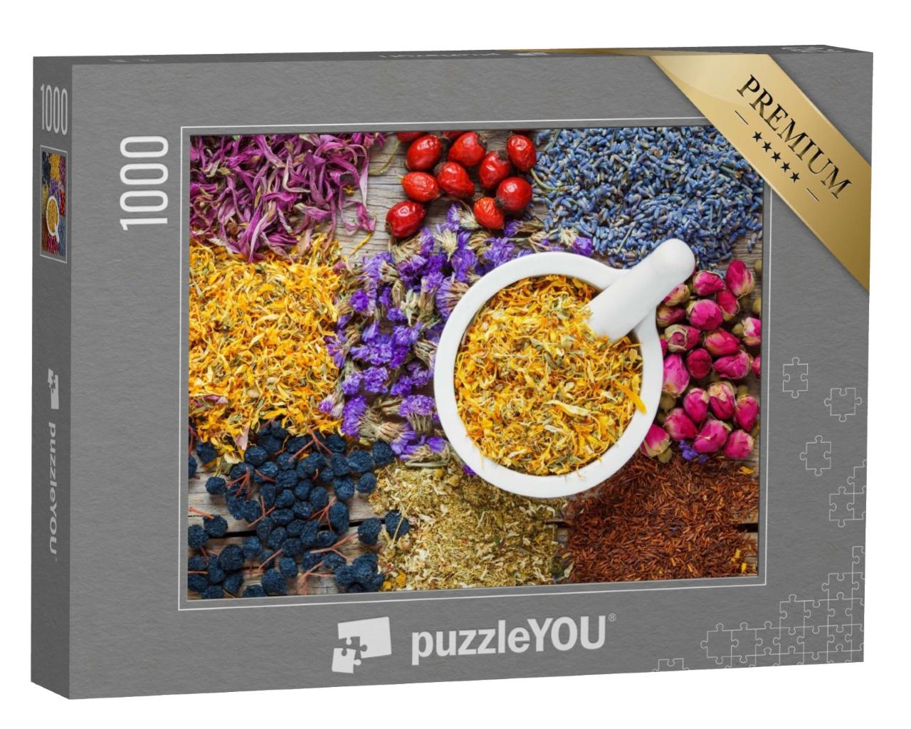 Puzzle de 1000 pièces « Fleurs et baies séchées »