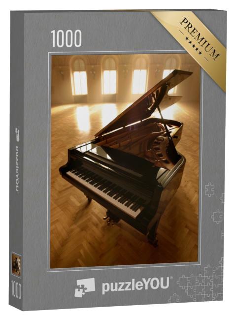 Puzzle de 1000 pièces « Piano à queue dans une salle de concert »