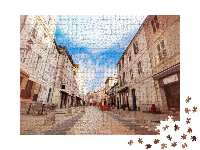 Puzzle de 1000 pièces « Rue - Rue St Jean du Perot à La Rochelle »