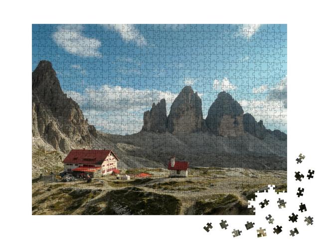 Puzzle de 1000 pièces « Les Trois Cimets, sommet alpin des Dolomites »