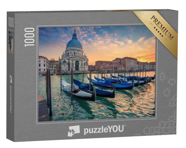 Puzzle de 1000 pièces « Soirée d'ambiance sur le Grand Canal, Venise, Italie »