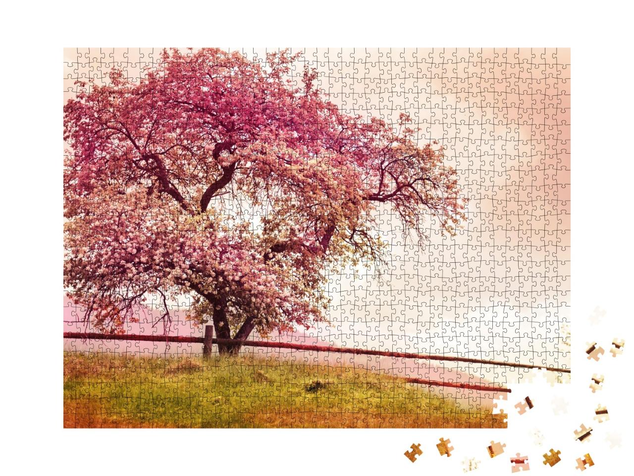 Puzzle de 1000 pièces « Un arbre à la floraison époustouflante »