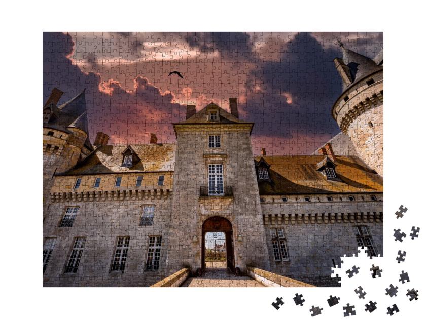 Puzzle de 1000 pièces « Forteresse de Sully sur loire près d'Orléans, Val de Loire »