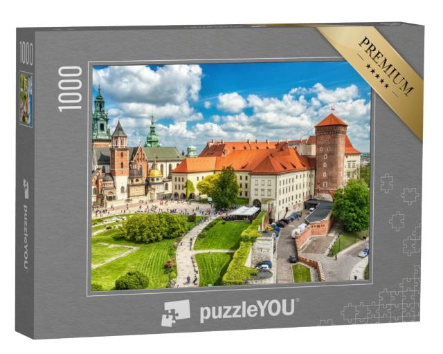 Puzzle de 1000 pièces « Château de Wawel de jour, Cracovie, Pologne »