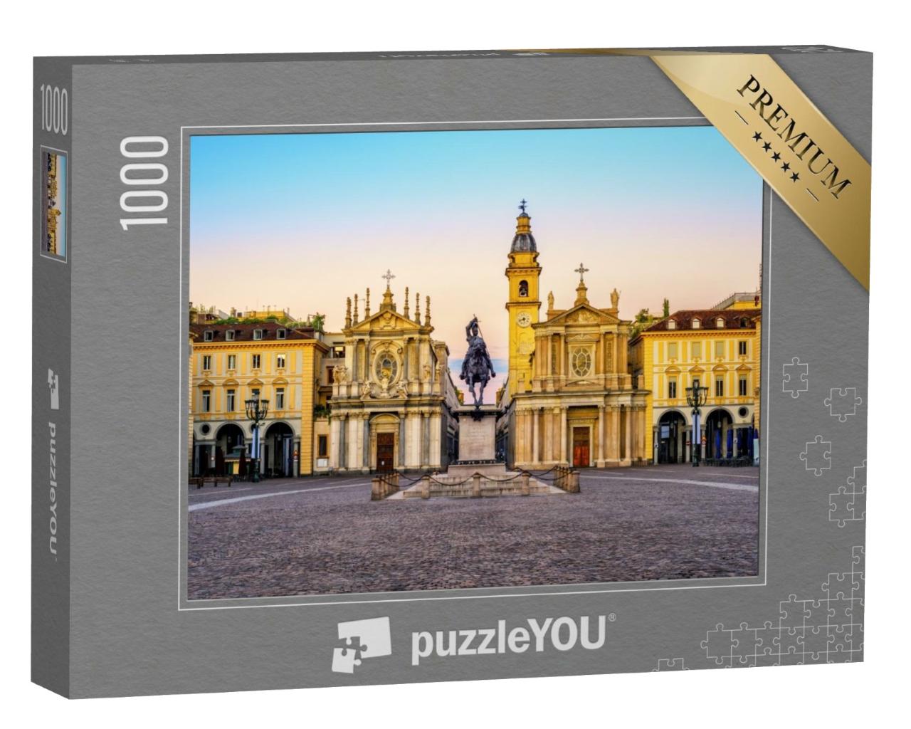 Puzzle de 1000 pièces « Piazza San Carlo, Turin, Italie »