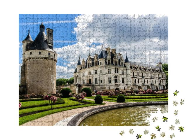 Puzzle de 1000 pièces « Château de Chenonceau sur le Cher, France »