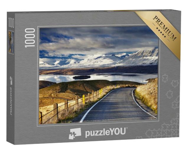 Puzzle de 1000 pièces « Alpes du Sud et lac Tekapo, Mackenzie Country, Nouvelle-Zélande »