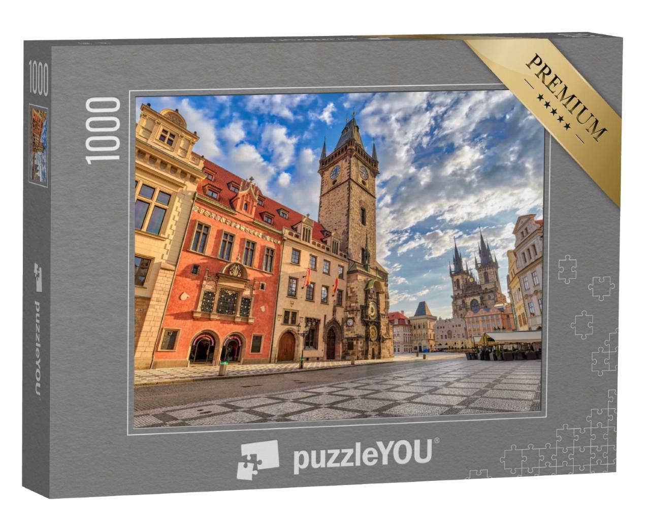 Puzzle de 1000 pièces « Prague Place de la vieille ville République tchèque »