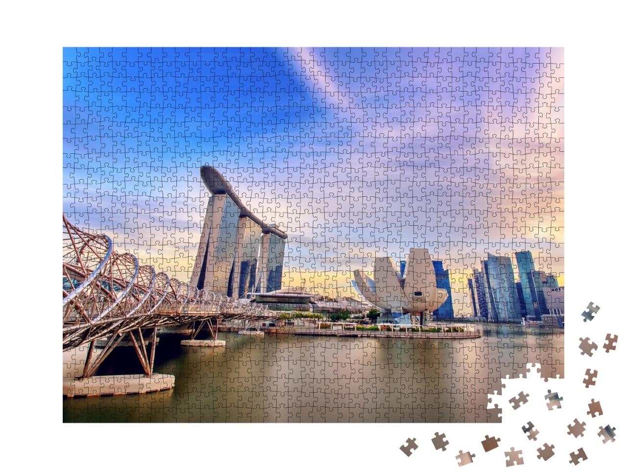 Puzzle de 1000 pièces « Architecture à Singapour »