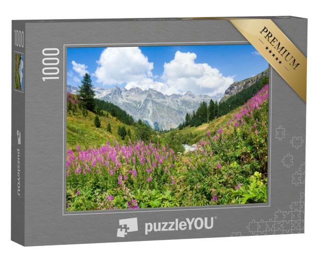 Puzzle de 1000 pièces « Magnifique Haute-Engadine dans les Alpes suisses »
