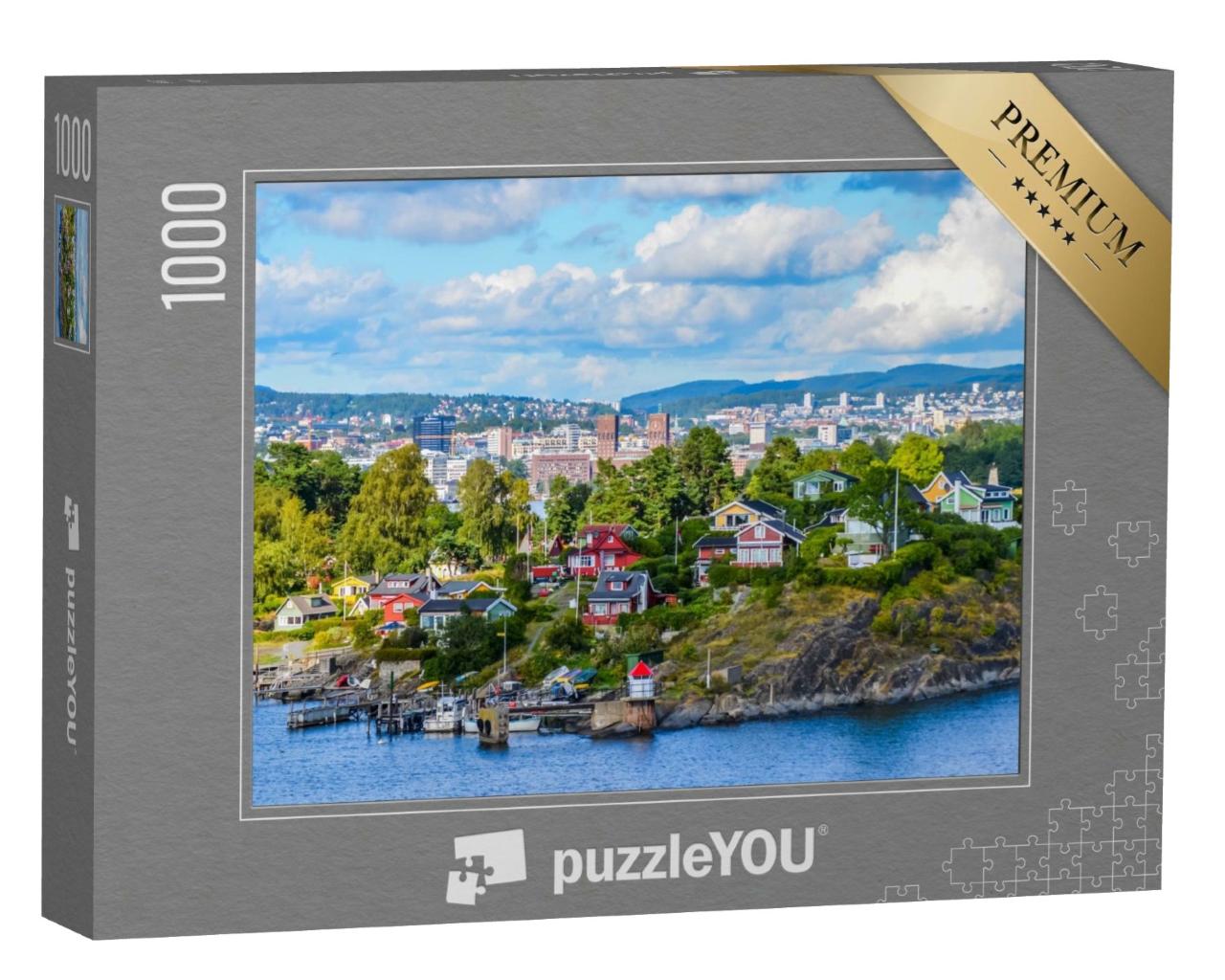 Puzzle de 1000 pièces « Oslo, une ville au bord du fjord »