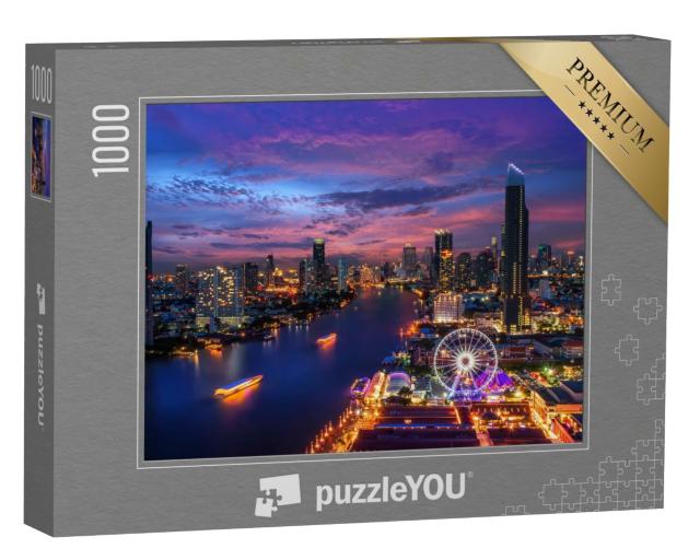 Puzzle de 1000 pièces « Bangkok de nuit »