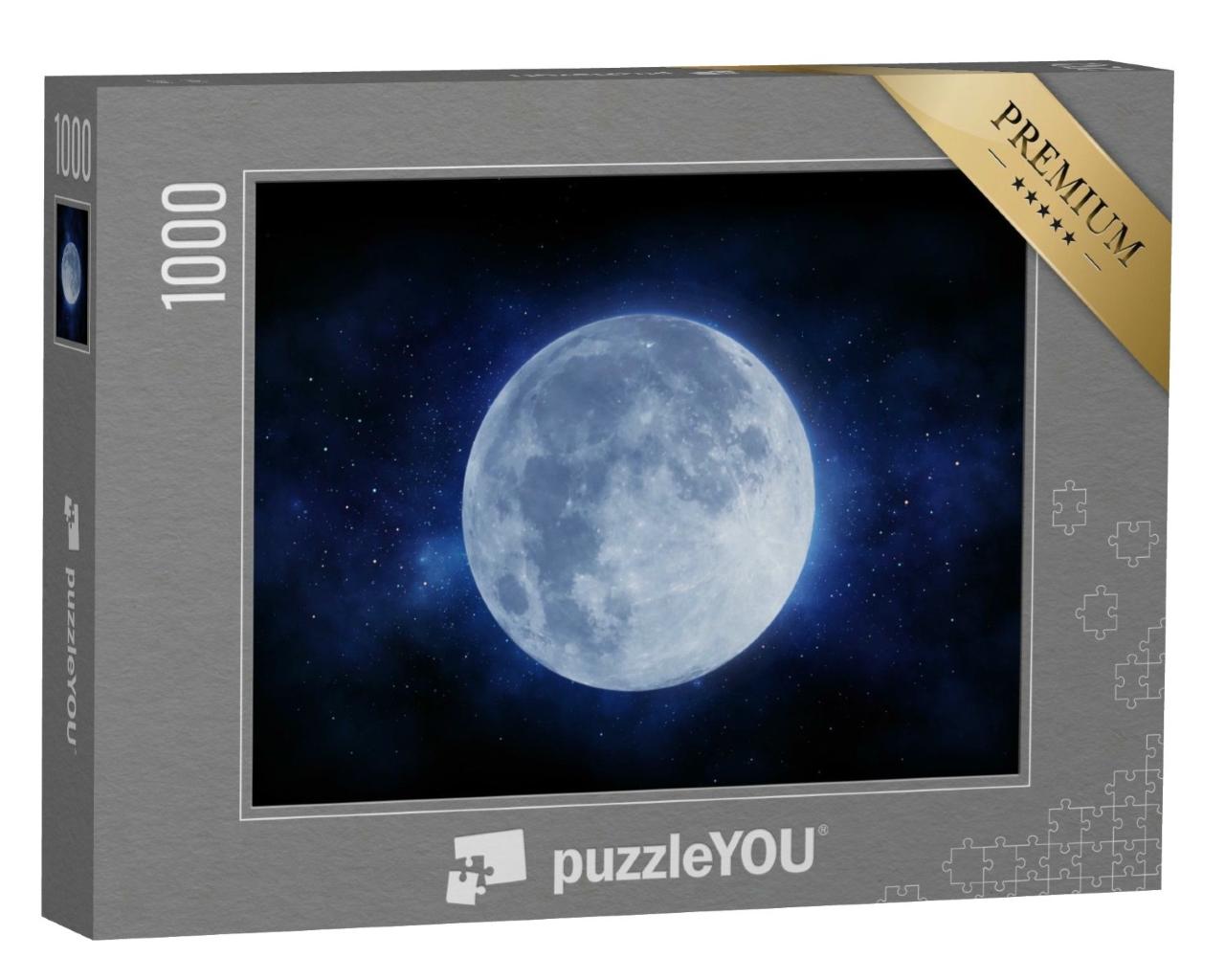 Puzzle de 1000 pièces « La lune et l'espace »