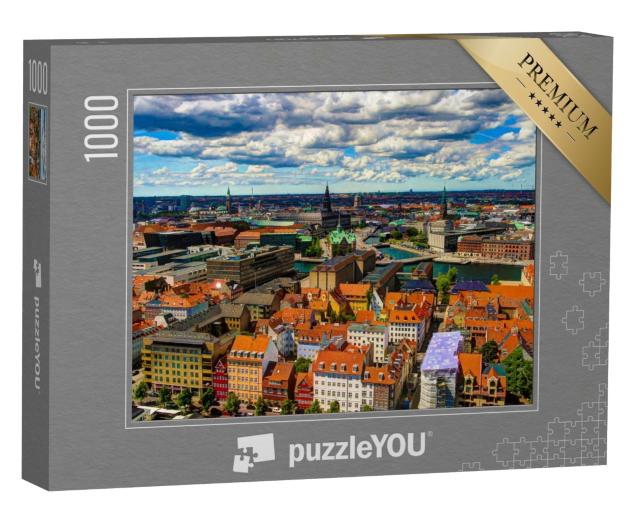 Puzzle de 1000 pièces « Vue de la ville de Copenhague, Danemark »