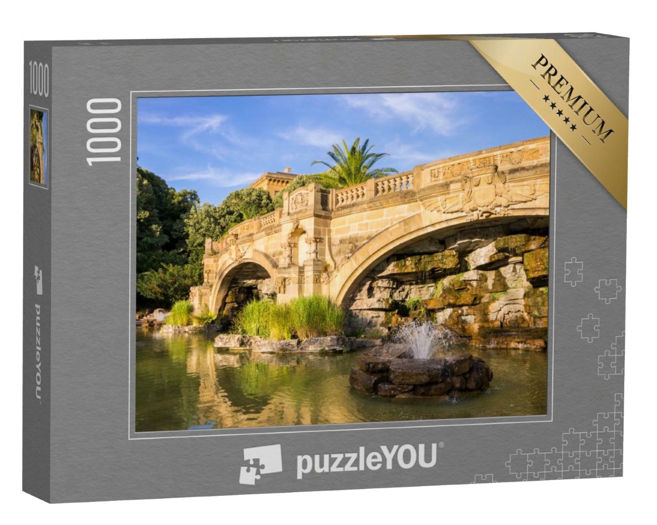 Puzzle de 1000 pièces « Belle fontaine près de l'Esplanade de Metz, Lorraine, France »