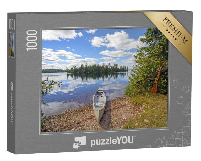 Puzzle de 1000 pièces « Canoë sur le lac Kekekabic dans les Boundary Waters »