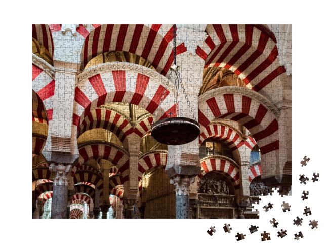 Puzzle de 1000 pièces « Intérieur de la Mezquita de Cordoue »
