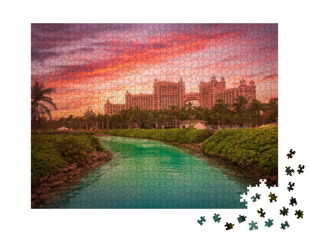 Puzzle de 1000 pièces « Paradise Island, Bahamas »