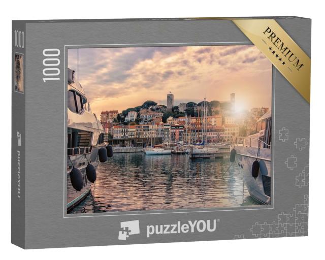 Puzzle de 1000 pièces « Cannes vue du vieux port »