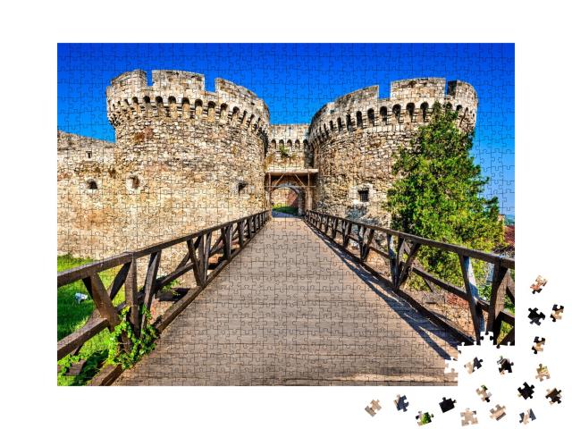 Puzzle de 1000 pièces « Entrée de la forteresse de Kalemegdan à Belgrade, Serbie »