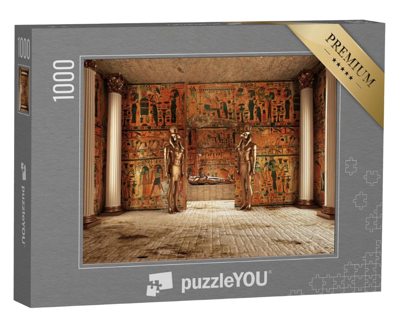 Puzzle de 1000 pièces « La tombe du pharaon »