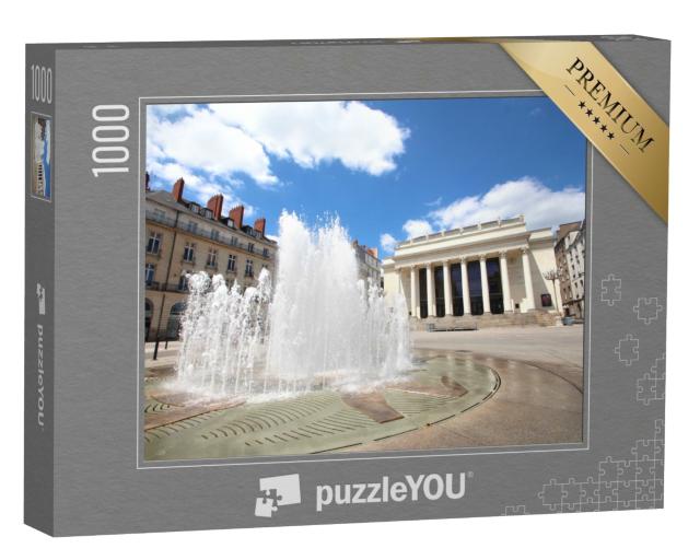 Puzzle de 1000 pièces « Nantes (France) - Théâtre et fontaine de la place Graslin »