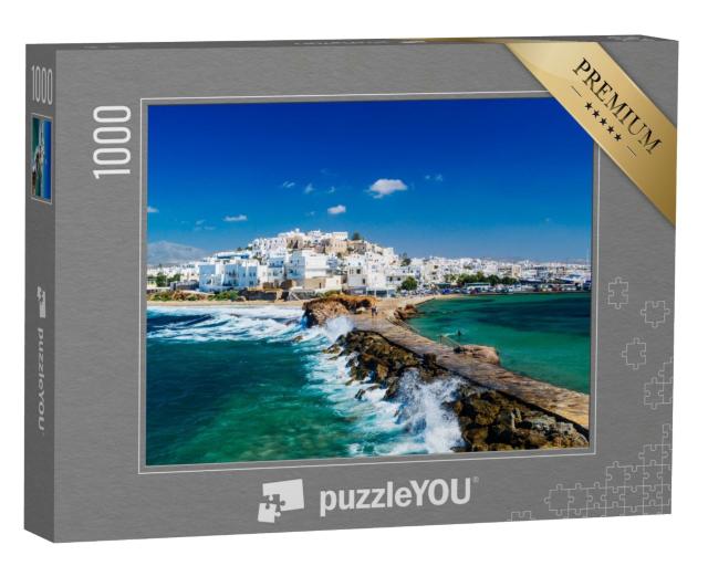 Puzzle de 1000 pièces « Vue sur Naxos, Cyclades, Grèce »