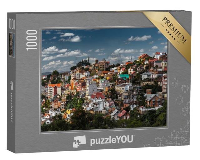 Puzzle de 1000 pièces « Vue sur Antananarivo, capitale de Madagascar »