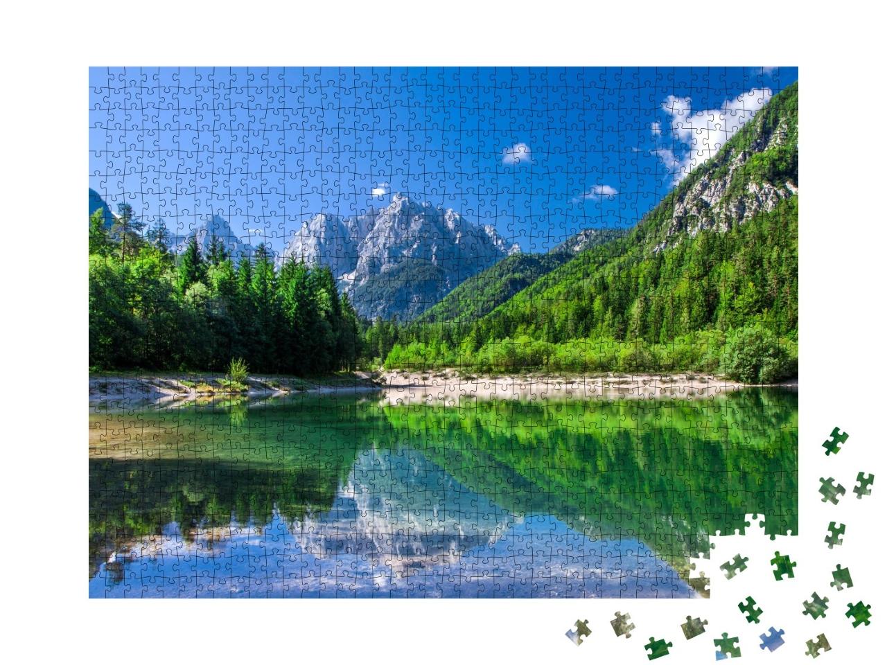 Puzzle de 1000 pièces « Parc national du Triglav dans les Alpes Juliennes, Slovénie »