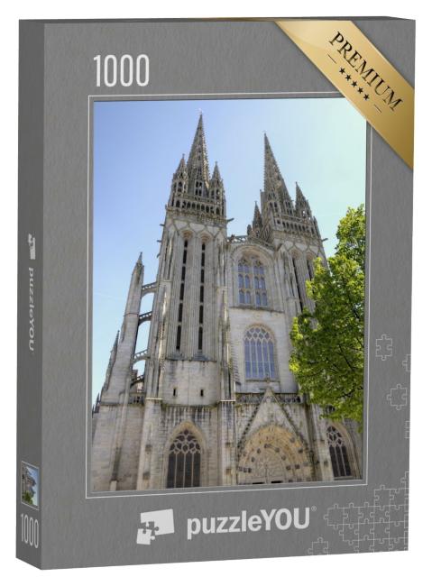 Puzzle de 1000 pièces « Cathédrale de Quimper. France »