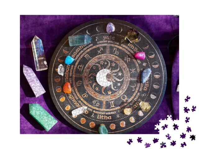 Puzzle de 1000 pièces « Pierres précieuses pour les signes du zodiaque »