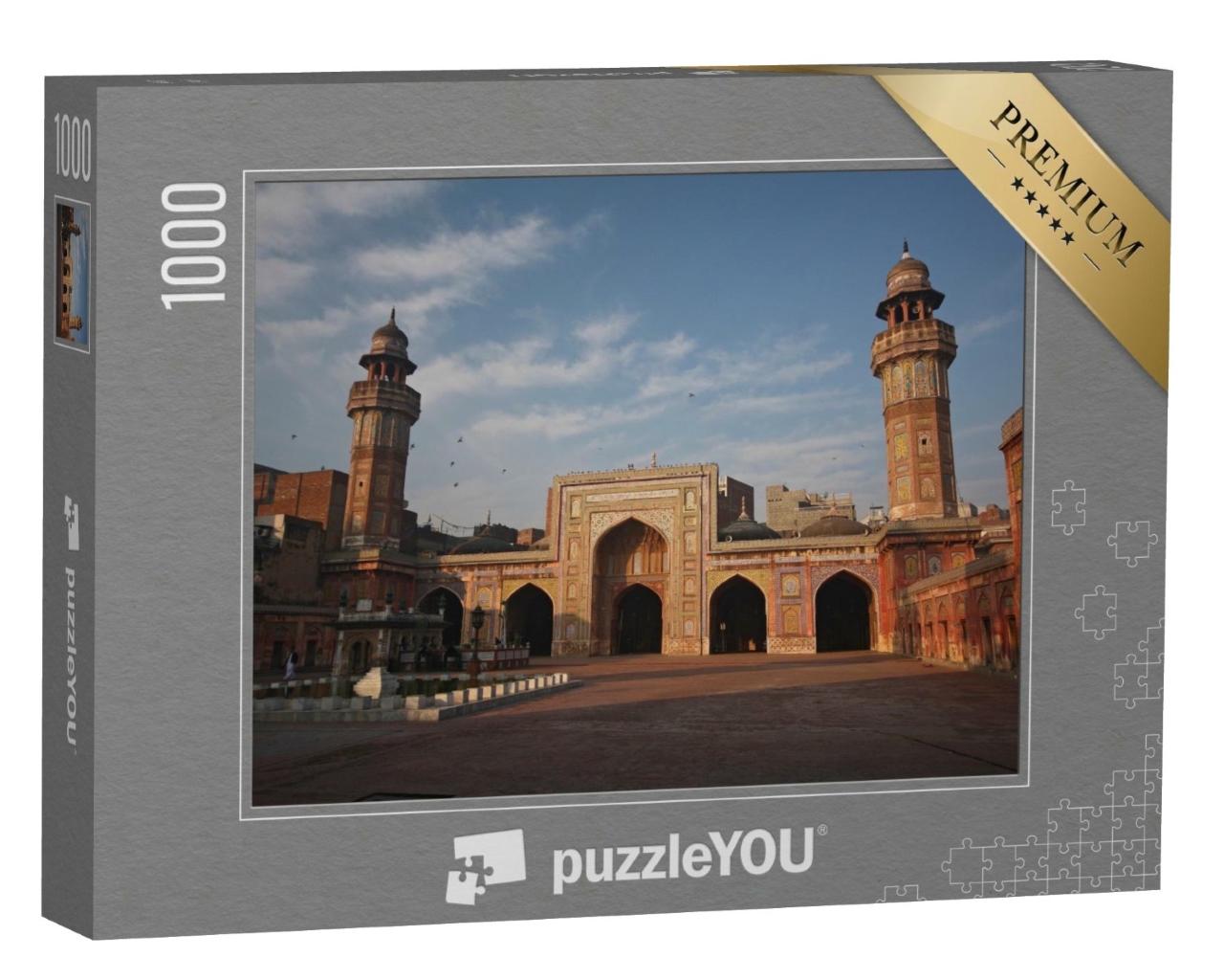 Puzzle de 1000 pièces « Architecte de la mosquée Wazir Khan, Lahore »