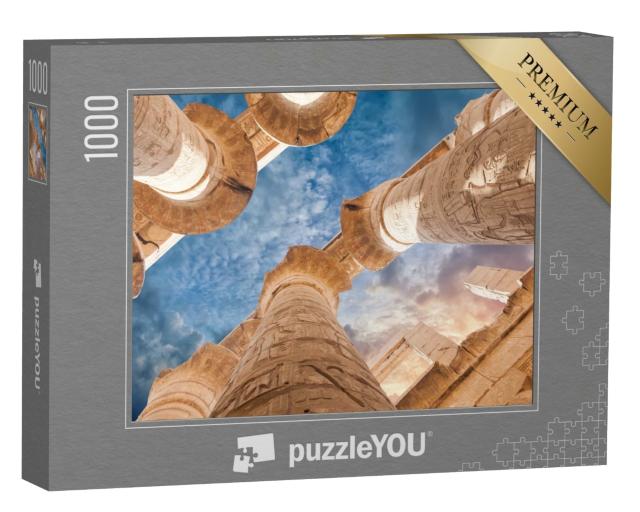 Puzzle de 1000 pièces « Les temples de Karnak, Louxor, Égypte »