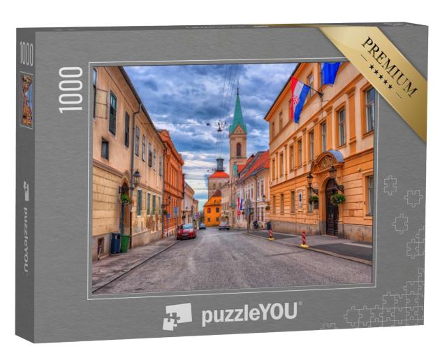 Puzzle de 1000 pièces « Gornij Grad, ville haute de Zagreb »
