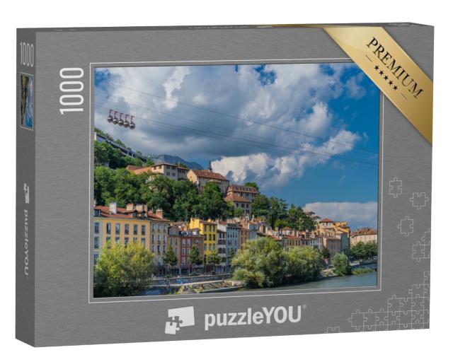 Puzzle de 1000 pièces « Grenoble, paysage urbain de Grenoble et des Alpes, France »