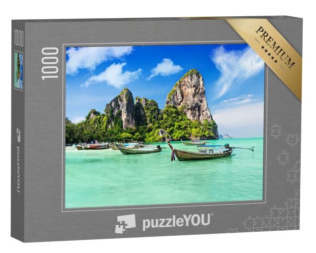 Puzzle de 1000 pièces « Un rêve d'été : belle plage en Thaïlande »