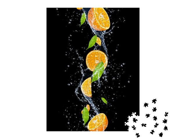 Puzzle de 1000 pièces « Oranges dans l'eau »