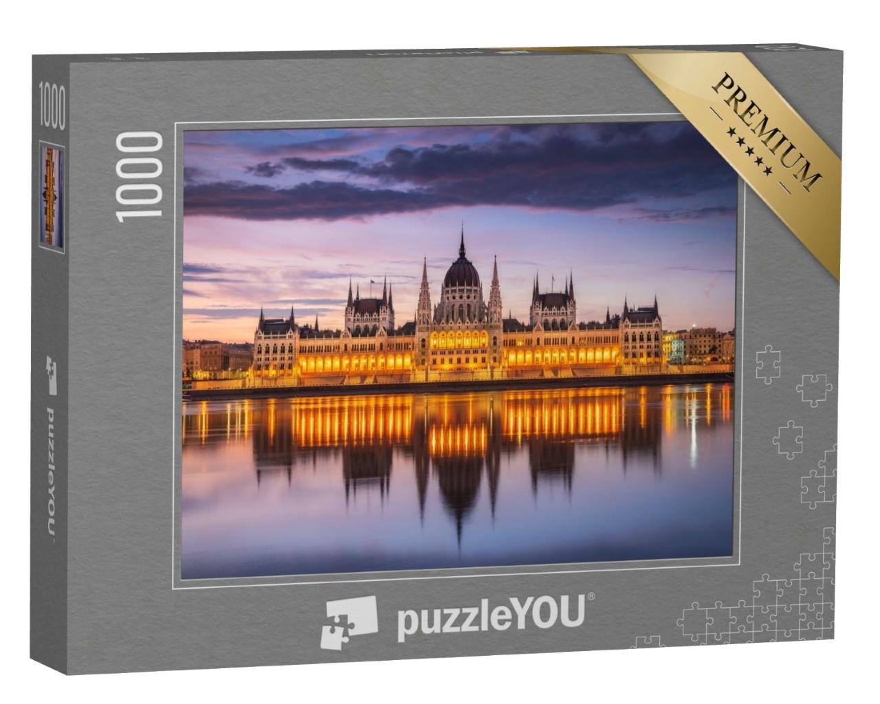 Puzzle de 1000 pièces « Parlement hongrois, Budapest, Hongrie »