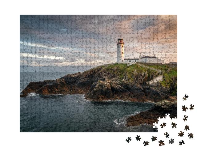 Puzzle de 1000 pièces « Phare Fanad sur la côte nord du Donegal, Irlande »